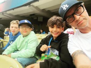 Devon Sawa Instagram - My gang could totally handle your gang!! @dodgers #dodgers @mlb #mlb