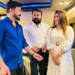 Dhanya Mary Varghese Instagram - We are super excited for the most awaited movie of the year “Neru”, starring the mega superstar and The Complete Actor, Shri Mohanlal that is releasing tomorrow. We feel so happy to share these pics today, because my childhood friend @santhi_mayadevi is debuting as one of the scriptwriters in the most demanded team. It’s really an inspiration for me when i look at how you chased your dreams and made it a reality. So proud of you. Wishing you and the whole crew of Neru all the success. #neru #nerumovie #mohanlal #johnjacob #dhanyamaryvarghese #bestwishes