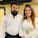 Dhanya Mary Varghese Instagram - We are super excited for the most awaited movie of the year “Neru”, starring the mega superstar and The Complete Actor, Shri Mohanlal that is releasing tomorrow. We feel so happy to share these pics today, because my childhood friend @santhi_mayadevi is debuting as one of the scriptwriters in the most demanded team. It’s really an inspiration for me when i look at how you chased your dreams and made it a reality. So proud of you. Wishing you and the whole crew of Neru all the success. #neru #nerumovie #mohanlal #johnjacob #dhanyamaryvarghese #bestwishes