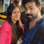 Dhanya Mary Varghese Instagram - New year 🎊… New work 📽️.. New Hopes 🙏.. #dhanyamaryvarghese #johnjacob #actorscouple #lifewithjod #goingforwork #shooting #movie