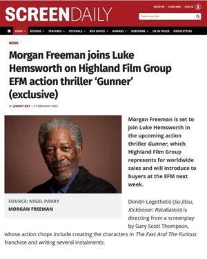 Dimitri Logothetis Instagram - Morgan Freeman on board for Gunner! I’m very grateful and excited! ………………………………………………………..!………………………………………………………………………………………………………………………..………………………………………. ……………………….#mr_madrax #kickboxerretaliation #jcvd #ironmike #ufc #mma #fabrciowerdum #martialarts #actionfilm #dimitrisite #brianshaw #morganfreemen #muay_thai #jackiechan #alainmoussi #hkcinemaappreciationsociety #nu #brucelee #jiujitsu #robhickman #shawstrenght #sportsillustrated #donnieyenofficial #strongestmanintheworld #arnoldschwarzenegger #ufc #keanureeves #chrishemsworth