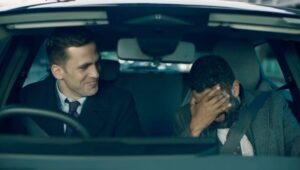Dino Fetscher Instagram - This job was a joy for me, for many reasons, but one of the main ones (not THE main one ok, keep that head in check @adeelakhtar 😉) was my partner in crime (solving) Adeel. Working with you was such joy from start to finish! Learned a lot from you. 

Here’s a BTS snippet of us shooting a car scene in a heat wave on a low loader (a kind of special tow truck that tows the car at road level, so it looks like we are driving) doing each others make up, because the makeup girls couldn’t get to our sweaty faces in between takes. A little insight to the giggles we had every day. 

#foolmeonce