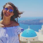 Dixie Carter-Salinas Instagram – Happy National Daughters Day to the precious girl who made me a mama. I love u sooooo much. #nationaldaughtersday Santorini, Greece