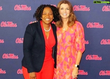 Dixie Carter-Salinas Instagram - So honored to speak at the Women’s Empowerment Lunchen yesterday the @olemisswbb hosted. @yoweezy15 is a superstar and the team she has built is so impressive. BEAUTIFUL, inspirational women. So proud to be a fan of this team. #NoCeilings