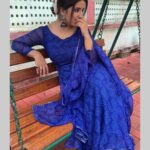 Dolly Chawla Instagram - 💙 Styled by: @stylebysugandhasood Assisted by: @styleitupwithmicheala Outfit @labelsaras
