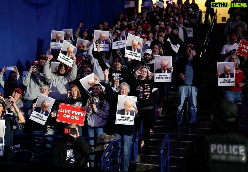 Donald Trump Instagram - THANK YOU, NEW HAMPSHIRE! Durham, New Hampshire