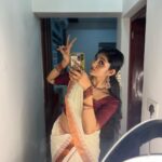 Drishya Raghunath Instagram - Happiest Vishuu everyone !🌼 Mau : @makeoverbyaishh 🌼 @aishwaryaasokan 🌼