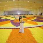Drishya Raghunath Instagram - Feasting, flowers, and fond memories – it's Onam time! In the spirit of embracing this unity, Asian Paints Apex GB Floor Guard has created India’s largest Pookalam spread across 40,000 sq. ft., paying tribute to Kerala’s rich cultural heritage. Show some love and swipe left to view. @AsianPaints #ApexFloorGuard #IndiasLargestPookalam #OnamCelebrations #LimcaBookofRecords #Ad