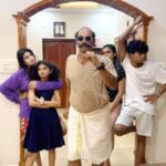 Drishya Raghunath Instagram - Ending 2023 with fam (incomplete). 🫢 Don’t ignore my Achan’s energy .😌 #2023 #newyear #2024 #fam #family #cousins