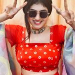 Drishya Raghunath Instagram - GULABHI NIGHT was filled with fun and craziness ❤️ Swipe left to find out :) Statement choker from @adorebypriyanka ❤️
