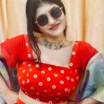 Drishya Raghunath Instagram - GULABHI NIGHT was filled with fun and craziness ❤️ Swipe left to find out :) Statement choker from @adorebypriyanka ❤️