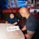 Dwayne Johnson Instagram – This is David Jaramillo from @makeawishamerica 
He’s 12 and he’s awesome! 👏🏾 

David’s wish was to meet me. 

And he wanted to prove to himself and the world that his arms were more muscular than mine! 
Well he succeeded because I ain’t got nothing on David 😊💪🏾💪🏾

David asked so many brilliant questions and it was my honor to make his wish come true! 

There’s a lot of negative noise in the world today, but there’s also A LOT of positive good stuff out there too, and David is one of them. 

#MakeAWishDay 
#21Kids 
#BestDayEver