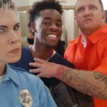 Eaddy Mays Instagram - Put me on set with a badge and an attitude...pfft...even the director gets no slack! #villainforlife @reddigitalcinema #redcamera #setlife 🎥 #Redeemed (Thank you, @karenvalero16 ❤) Muscogee County Jail