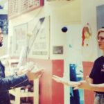 Eaddy Mays Instagram - That day when "Morpheus" taught me to juggle. 😍 "You must choose, Eaddy. Which will it be? The blue one or..." #LaurenceFishburne #Fled #bts #ThoseMomJeansTho 😝 Atlanta, Georgia