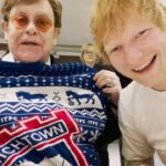 Ed Sheeran Instagram - Went with @eltonjohn to watch our boyhood teams play each other, to celebrate 2 years of Merry Christmas. Out now on all platforms, and Merry Christmas you wonderful people x