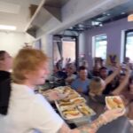 Ed Sheeran Instagram - Served hot dogs at @wienerscircle today. This place is legendary is Chicago for serving hot dogs and insulting their customers. I loved it. See you at the stadium tonight x