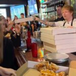 Ed Sheeran Instagram - Pizza in Pittsburgh !