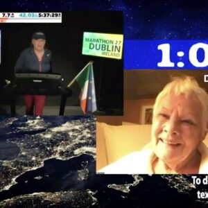 Eddie Izzard Instagram - Eddie finishes marathon 27 with a little help from Dame Judi Dench.
#MakeHumanityGreatAgain 
- The Beekeepers