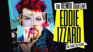 Eddie Izzard Instagram - The #EddieIzzardRemixTour starts next month in North America.  Come join me for a night of some of my favourite comedy material. Tickets are available at www.eddieizzard.com/shows