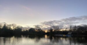 Eddie Izzard Instagram - Battersea Park right now!