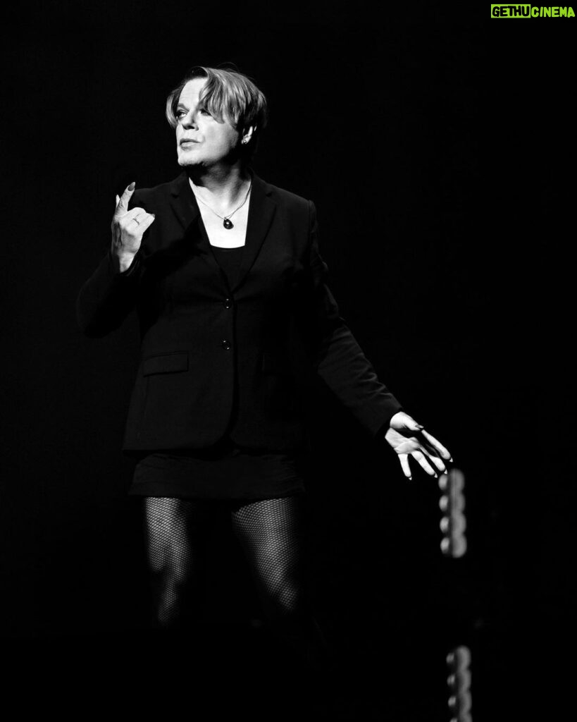Eddie Izzard Instagram - I am developing a solo version of Shakespeare’s Hamlet. If you’d like to see an early open rehearsal plus Q&A @riversidestudioslondon , tickets and info are here - https://riversidestudios.live/eddiehamlet Photo: Amanda Searle Riverside Studios