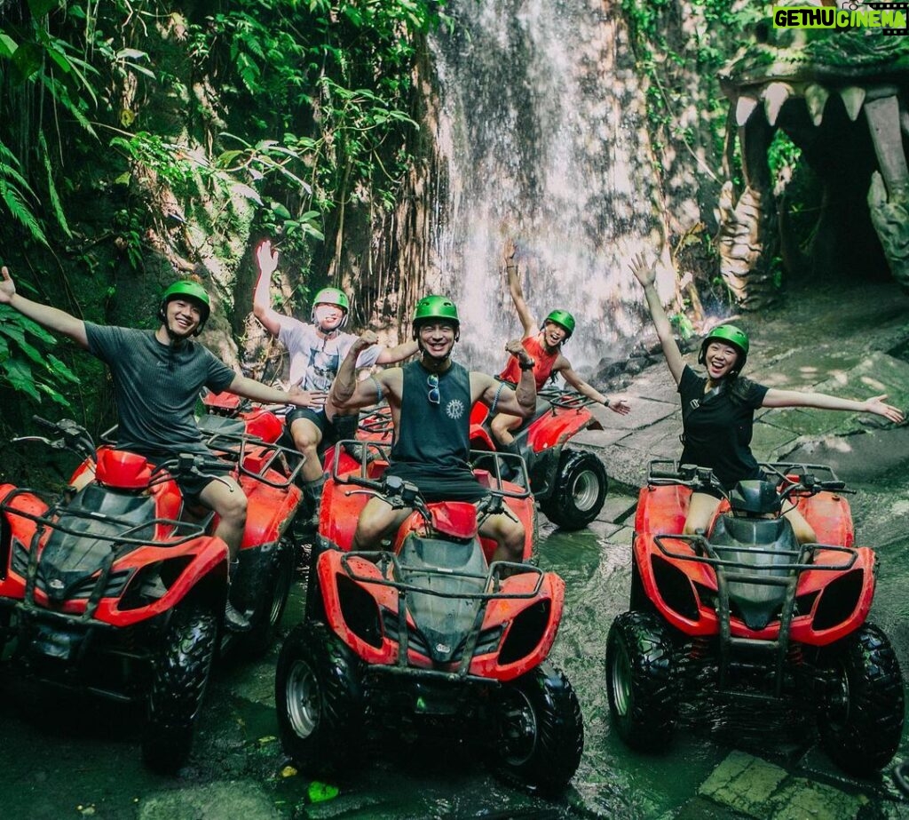 Eddie Liu Instagram - I LIVE, I DIE, I LIVE AGAIN ⚙️☠️🔥 Thank you @atv_greenbaliadventure for the jungle adventure 🙌🏼 Ubud