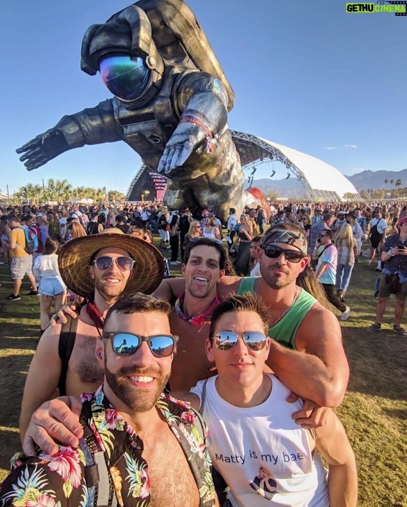 Eduardo Sanchez-Ubanell Instagram - #tbt Coachella 2019...bummed we won’t be celebrating this weekend as planned but looking forward to the next return to the desert 🥳🌵🌸 🎡