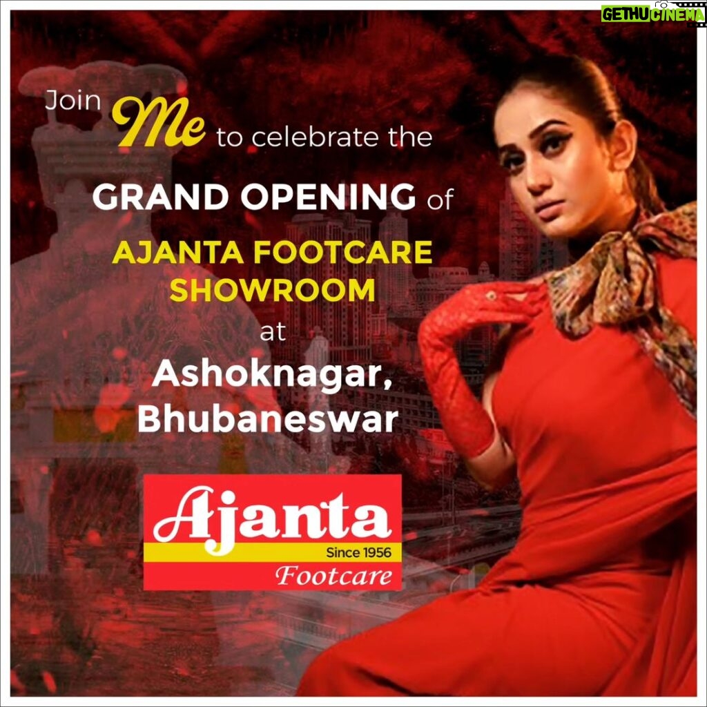 Elina Samantray Instagram - Come and experience with me the grand launch of Ajanta Footcare's 1st flagship store in Ashoknagar, Bhubaneshwar on 15th December, 2023. This store is an embodiment of style and comfort under one roof. Now you can explore iconic range of products like Impakto, Qiarra, Imperio and many more to amp up your everyday look! Do check out their collection. See you tomorrow!!😍 Address- Shop No.130, Ashoknagar, Unit - 2, Janpath, Near Rajmahal Square