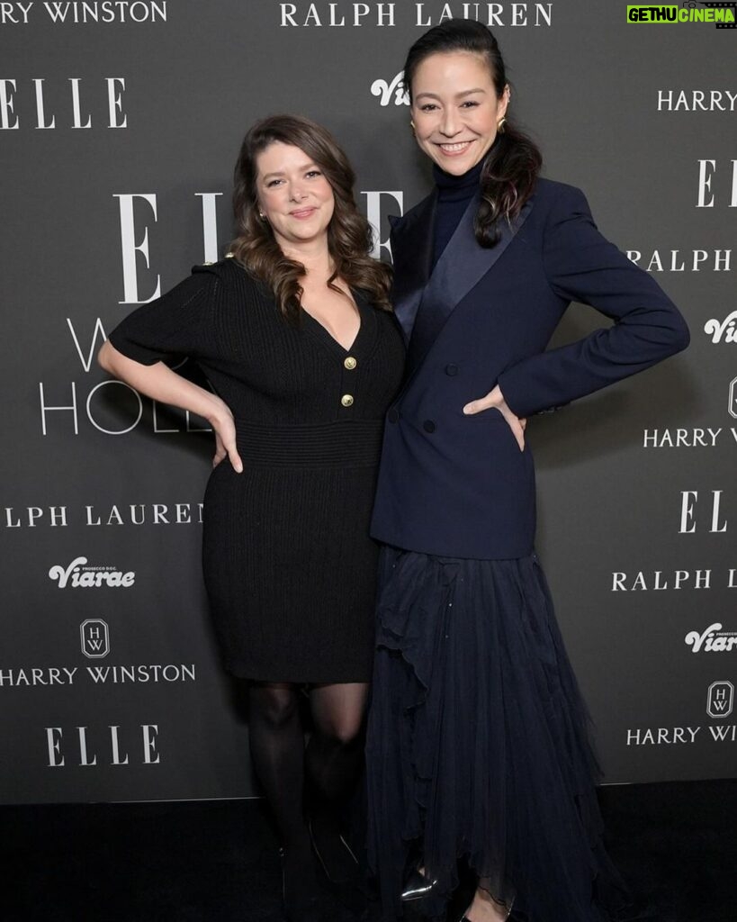 Elizabeth Chai Vasarhelyi Instagram - Thank you @ninagarcia @elleusa for a beautiful evening of empowerment and recognition. #jodiefoster was her usual incomparable self and all the ladies in the house burned it down! @nyadmovie @jimmychin @juliaallyncox @diananyad @bonniestoll @ralphlauren @laurenblauren @davidlauren