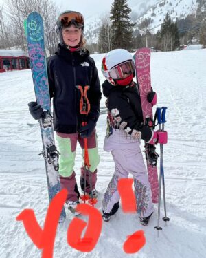 Elizabeth Chai Vasarhelyi Instagram - @rebelgirls who knew a pair of your epic @rebelgirls skis would inspire M (and her sidekick J) to stick #corbetscouloir … are you kidding me!!! Here’s humble thanks to Gracie and Tia!!! and to @jimmychin @rebelgirls @thenorthface @coalitionsnow the… OG @robdski @jody_deychen jody_deychen @joannajbaker @rivermonsterrs @jacksonhole and Steven, JP and soo many compadres and sister wives ♥️♥️♥️💕❤️♥️♥️♥️ scroll through it’s probably worth it!!!