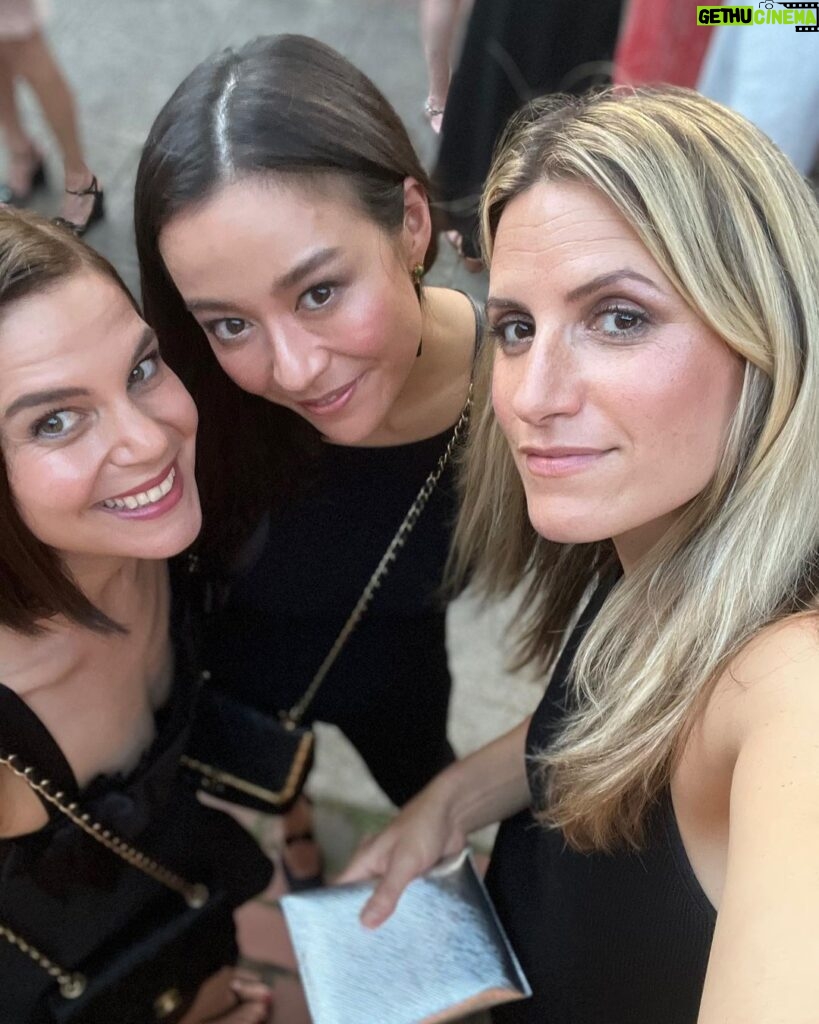 Elizabeth Chai Vasarhelyi Instagram - Thank you @chanelofficial #chaneleasthampton for an unexpected but much appreciated (and hot) date night with @jimmychin @carolyntangel makeup and hair @dani_levi_mua @lindsayblockstyle thank you @rebekahmccabe @mollie_ruprecht_acquavella @elk_elisa so loved seeing you all xxx