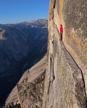 Elizabeth Chai Vasarhelyi Instagram - Friends I'm so excited to say that @jimmychin gorgeous photo book debut is in stores now. Long overdue I'm so proud of this work and the opportunity to hear some of the stories behind his most iconic images. It's 20 years of transcendent work that documents this life on the edge that Jimmy created for himself (before I came along with the kids and blew everything up) - there and back again: photographs from the edge. Link in bio!