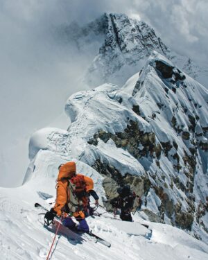 Elizabeth Chai Vasarhelyi Instagram - Friends I'm so excited to say that @jimmychin gorgeous photo book debut is in stores now. Long overdue I'm so proud of this work and the opportunity to hear some of the stories behind his most iconic images. It's 20 years of transcendent work that documents this life on the edge that Jimmy created for himself (before I came along with the kids and blew everything up) - there and back again: photographs from the edge. Link in bio!