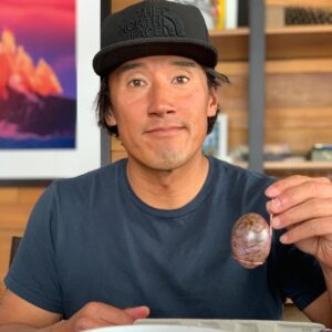 Elizabeth Chai Vasarhelyi Instagram - Here we go… happy Father’s Day to one hell of an / a: Easter egg dyer, cat ear sporting, child exhausting, gladiatorial, bear teasing, ice cream stealing, mug face making, mochi loving, construction working, unicorn onesie guitar playing hunk of a dad (partner!) @jimmychin we love you even when you strike a pose. ♥️♥️♥️♥️♥️