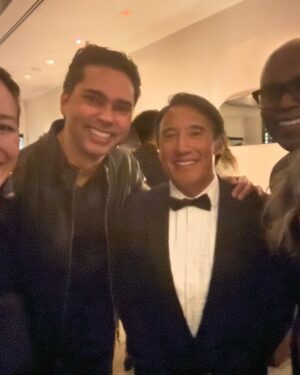 Elizabeth Chai Vasarhelyi Instagram - @goldenglobes with @nyadmovie Annette Bening and Jodie Foster no gold needed to witness your reign. We are so so grateful and proud to go on this epic journey with you. Bravo and so well deserved to #beef @steveyeun @jimmychin @diananyad @jaredleto @brielarson @rajendraroyinsta @cameronpbailey @rogerrosswilliams @rachelbrosnahan @bonniestoll @juliaallyncox @carolinaherrera @ireneneuwirth
