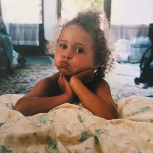 Ella-Rae Smith Instagram - baby E-R is a major mood today. 👼🏽