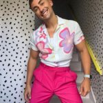 Ella Vaday Instagram - Hey Ken! For those asking about the outfit! Shirt is from @bershka Trousers are @devilsadvocateclothingofficial - @asos