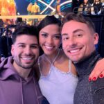 Ella Vaday Instagram - Such a great night at @dancingonice supporting my friend @vanessabauer_skates & the lovely @milesjnazaire , can’t wait to see you kill it every week, already so amazing!