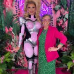 Ella Vaday Instagram - @rupaulsdragcon DAY 2 Had lots of lovely visitors, and of course the mothership! My mum had the best time meeting lots of fans, I swear she’ll have her own drag mums booth next year haha Also went and got a picture at the @breastcancernow booth , a cause very close to my heart