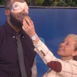 Ellen DeGeneres Instagram – Lebron James and Channing Tatum did some dares for charity.