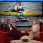 Ellen DeGeneres Instagram – @diananyad talked to me after her heroic swim from Cuba to Florida.