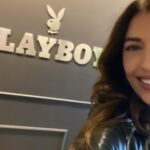 Ellen Hancock Instagram - Today was fun 💗🐰 @playboy @playboycenterfold Playboy HQ