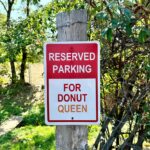 Ellen Hancock Instagram - Reserved parking @applehillofficial @rainbow_orchards_ca #donutqueen 🍎👑 Rainbow Orchards