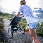 Emelie Forsberg Instagram - When Ylva-Li, 2 yo gets to follow on a run, she is so happy! Every day she want to go for at least a walk and her nap she prefers there too 🥰! I still really enjoy bringing the girls on a run, even though nowadays flat is better than uphill. This is @thule glide 2! #bringyourlife ⬅️ Love this tag ❤️ @thule_family 📸 @kilianjornet