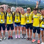 Emelie Forsberg Instagram - Team Sweden is ready for tomorrow's "short" trail race! Very happy to explore these mountains, and once again represent Sweden in the trail world championship! We start at 09 and will run 45 km and 3100 m ⬆️! Livestream you will find on @wmtrc2023_innsbruckstubai ! I really look forward to push myself out of my comfort zone and to explore the mountains. @svenskfriidrott