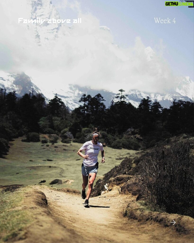 Emelie Forsberg Instagram - More than three weeks have gone by since we arrived at the Himalayas, and it really feels like home. The acclimation to altitude has allowed us to train and explore some amazing trails here. Are you wondering how it feels to train at over 4.300 m? Learn more about this adventure in the link in bio #NNormal #YourPathNoTrace 📸 @julien_rai