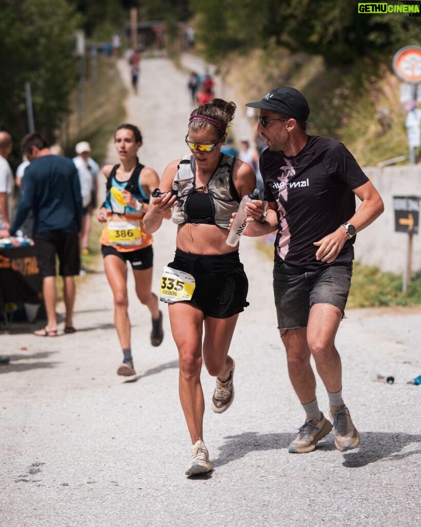 Emelie Forsberg Instagram - @sierrezinal_officiel thank you for a spectacular and legendary race, 50 years 🥳! With my own race I can only say that I'm very disappointed. I couldn't run due to overheating feeling. Constantly stopped putting my head in rivers but the temperature didn't decrease. I was jogging but the system worked 💯. But! Everything have two or more sides, and despite a bad feeling, I was happy to experience this race, and to meet so many along the corse. Bravo a tous! Another positive thing is that my legs are fresh and ready to train for CCC 😆 Also very happy to know that heat is really my weakness. We have been doing different tests with @nnormal_official and what I can improve most is with heat training! More info about this will come, as it's very interesting! Thank you team for your support ❤ 📸 1,2,3 @nickmdanielson 4; @martiskka @goldentrailseries