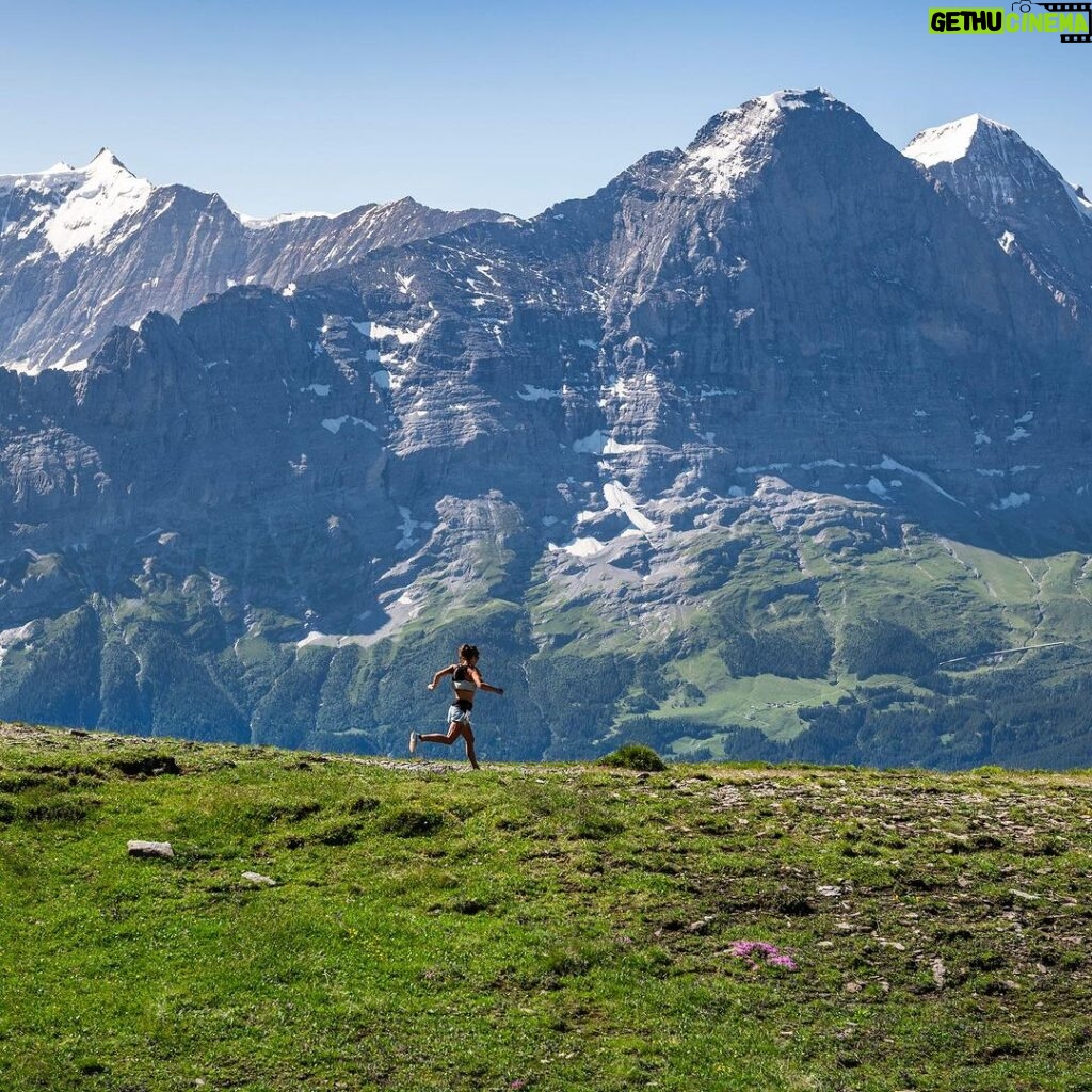 Emelie Forsberg Instagram - I run so I can run tomorrow is something I have been ( at least trying!) living since the day I realised running is something I truly love. I want to take care of it. Feel the joy, the excitment for a new area to explore by foot, the curiousity how the interval session will feel like and the freedom it gives to travel places by your own feet. ❤ 📸 Thomas Senf @eigerultratrail