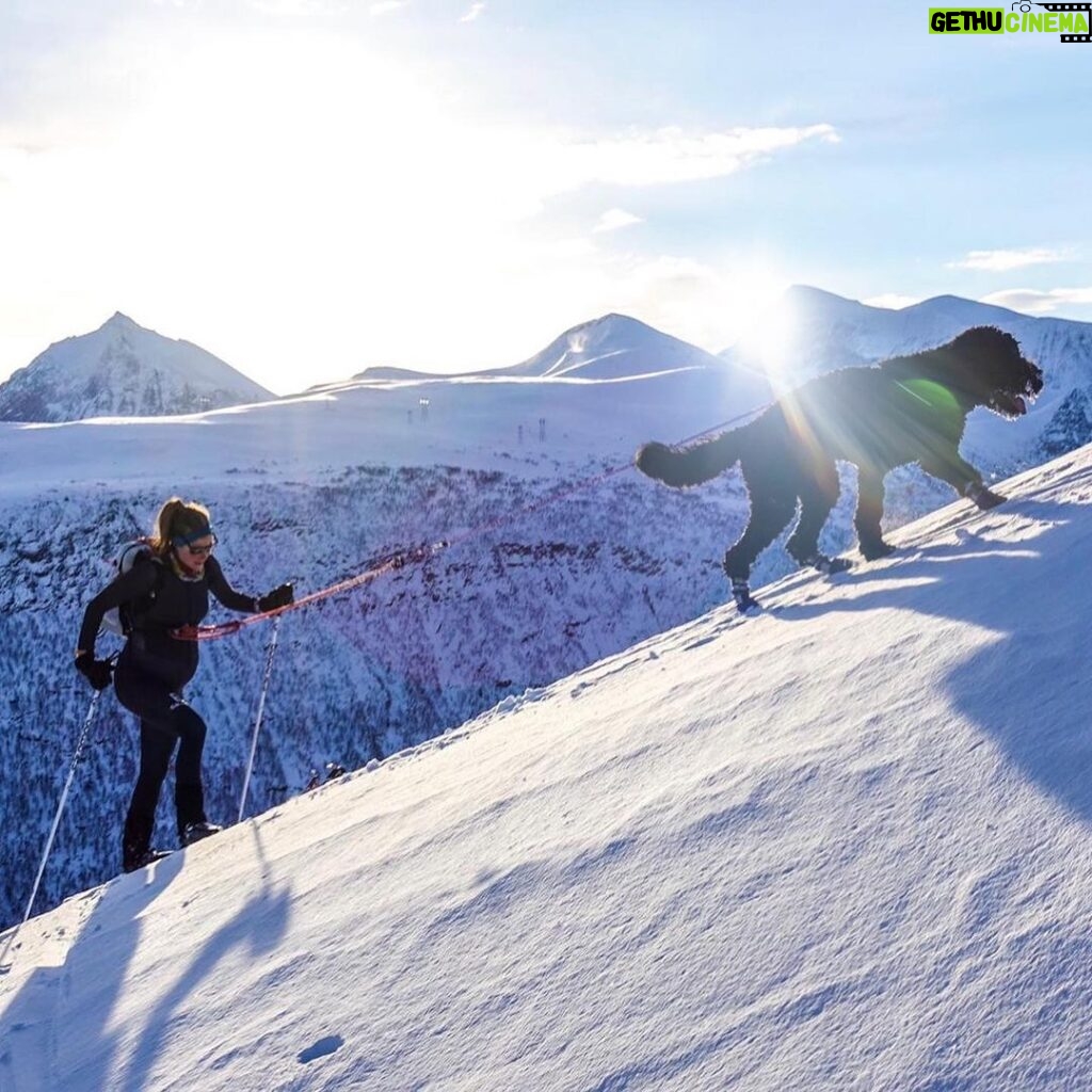 Emelie Forsberg Instagram - On wednsday 30 august ( during the UTMB week)I will join @corosglobal for a live session where we will talk about training during and after pregnancy. I'm very happy to talk about this subject and beautiful but challenging journey it can be. I still often get questions about it- and I'm sorry if I have not replied on dm's. But please- ask ahead ⬇ 📸 1,2 @kilianjornet ( photo 2 hiking/jogging during second trimester in the Himalayas 😊 3 📸 @maxromey skiing at home in the late 3 trimester.