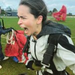 Emilia Clarke Instagram - What could match the profound existential terror of another birthday? Jumping out of a goddamn plane is what. 😎 #whosaysyoucanonlyflydragons? #freeeeeeeeeefaaaalllliiiinnnggggg #🥳 #myfacialexpressionstellyouallyouneedtoknow #mymothermyhero #birthdaybluestakeapunch Thank you Hinton Sky Diving for the most exhilarating experience of my life! Hinton Skydiving Centre